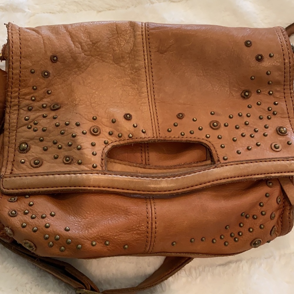 Lucky Brand Learher Messenger Bag